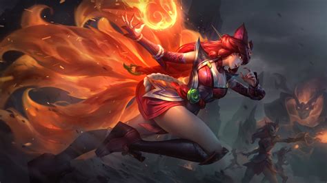 Foxfire Ahri ASU LoL Skin 4K Desktop Wallpaper - Download Free 4K Desktop Wallpapers