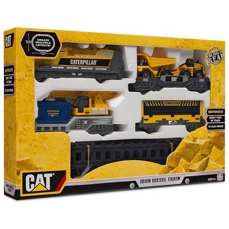 CAT - Motorised Iron Diesel Train Set - Online Toys Australia