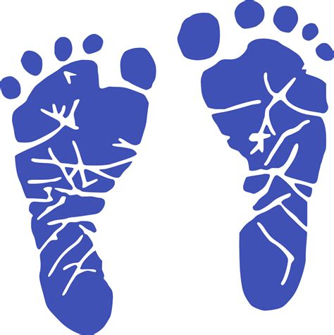 SVG > Füße Baby Fußabdruck - Kostenloses SVG-Bild & Symbol. | SVG Silh