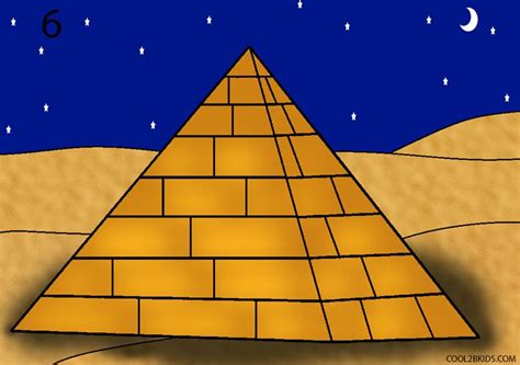 How to Draw a Pyramid Step 6 | Pyramids egypt, Pyramids, Egypt crafts