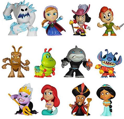 Funko Disney Mystery Minis Heroes vs. Villains Mystery Box 12 Packs ...