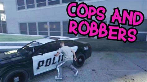 Cops and Robbers - GTA V Random Moments - YouTube