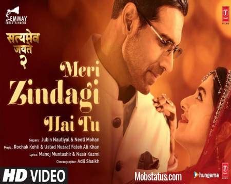 Jubin Nautiyal Meri Zindagi Hai Tu Song Status Video