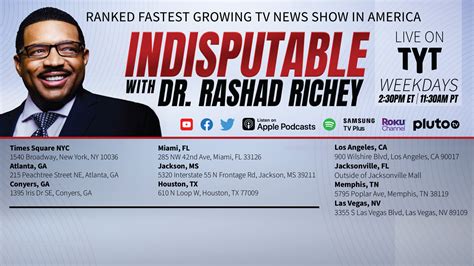 Indisputable with Dr. Rashad Richey – America’s Fastest-Growing News ...