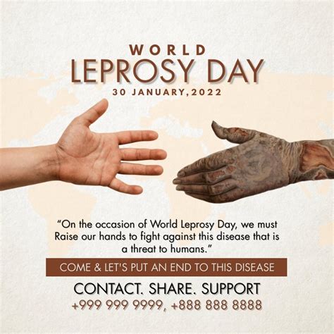 World Leprosy Day 2022 Template | PosterMyWall