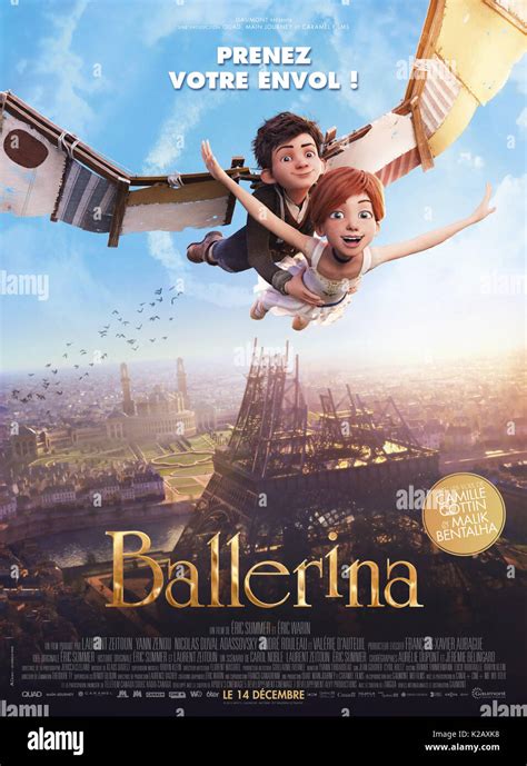 LEAP!, (aka BALLERINA), French poster, from left: Victor (voice: Dane DeHaan), Felicie (voice ...