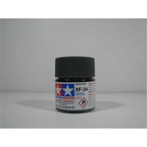 Tamiya Paint TAM81724 Acrylic Model Paint - Dark Grey, 1 - Foods Co.