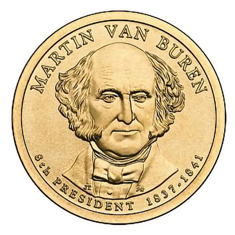 2008-P Martin Van Buren Presidential Dollar | Collectible Presidential Dollars At Wholesale ...