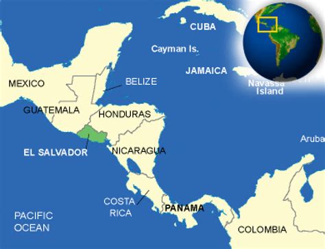 map of El Salvador | Republica de honduras, El salvador, Nicaragua