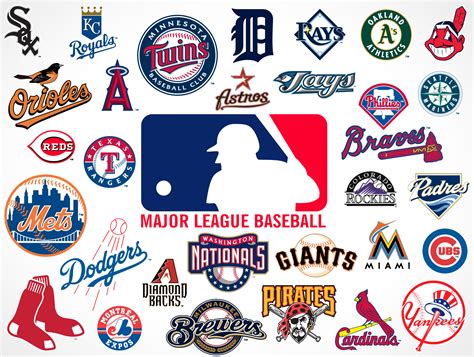 Major League Baseball Team Logos • Market Your PSD Mockups for logos