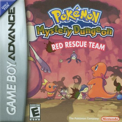 Pokémon Mystery Dungeon: Red Rescue Team (2005) Game Boy Advance box ...