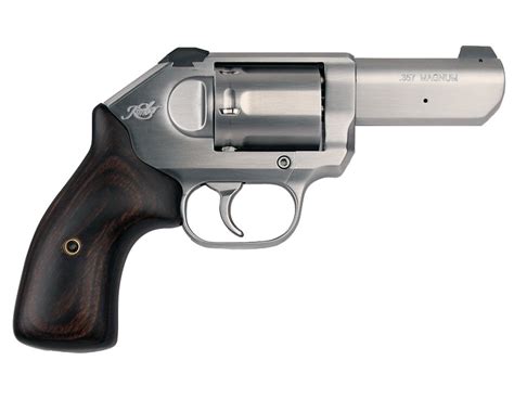 Kimber K6S Stainless Revolver .357 Magnum - 3" - Wood Grips - Top Gun ...