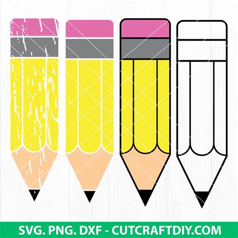 Pencil svg, Back to School svg, Pencil clipart svg, Pencil Vector ...