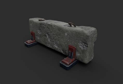 ArtStation - Road block (game ready) | Game Assets