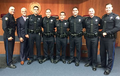 South San Francisco Police Department Swears in Six New Officers and a ...