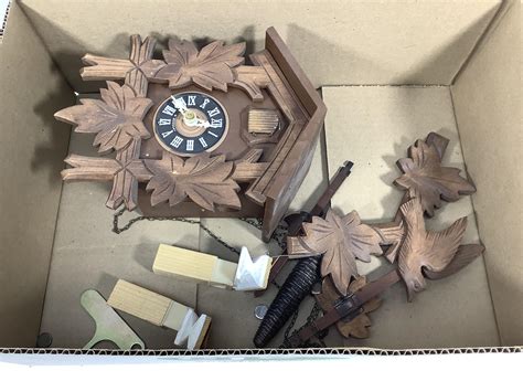 Lot - Vintage Cuckoo Clock / Parts