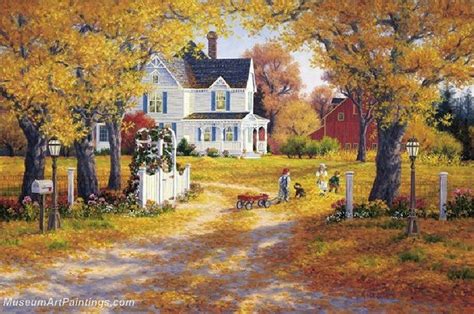 Autumn Landscape Paintings 010