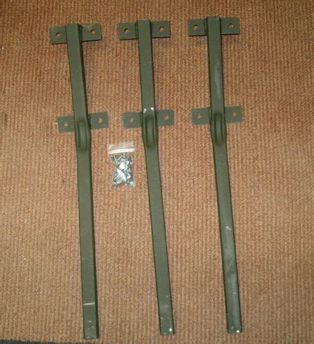 Galvanized Bolt on Barrel Stub Leg Brackets Mounting Kit Deer Feeder ...