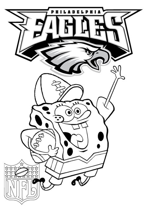 Top 10 Free Printable Philadelphia Eagles Coloring Pages