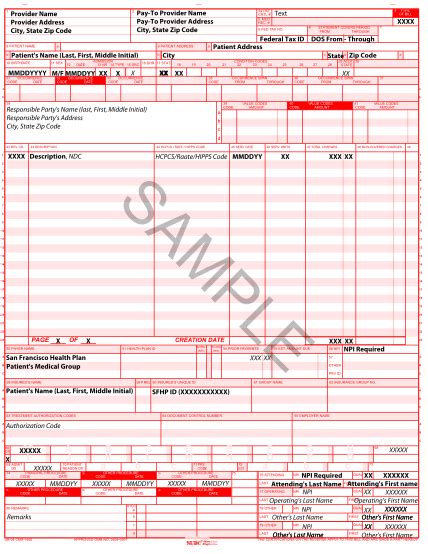 23 Free Ub 04 Forms Pdf - Free to Edit, Download & Print | CocoDoc