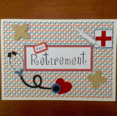 Handmade Nurse Retirement Card