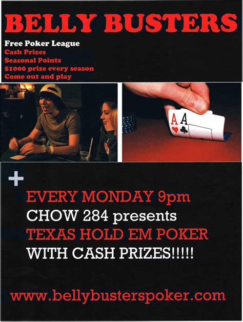 CHOW284 Bar & Restaurant: FREE Poker games with CASH prizes stepped up a notch...