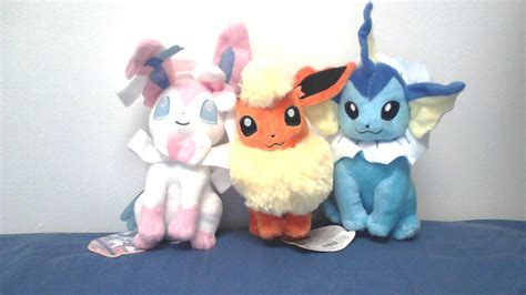 My Sylveon, Flareon and Vaporeon Plushies! by TheTrueSurvivor on DeviantArt