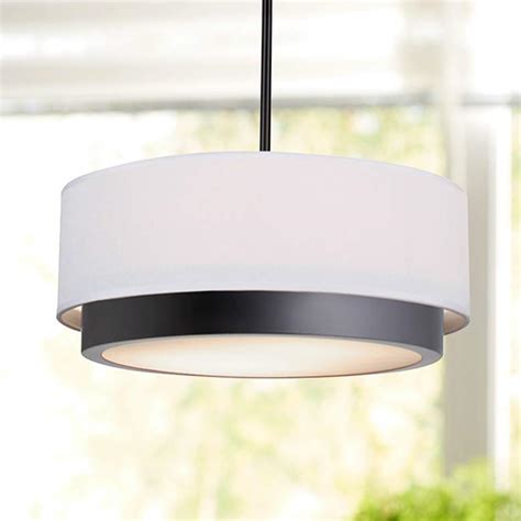 Justice Design Tate 15 3/4"W Matte Black LED Pendant Light - #868H1 ...