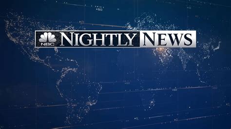 NBC Nightly News Opening Theme From 2004 To Present - YouTube