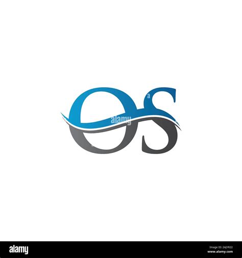 Initial Letter OS Logo Design Vector Template. OS Letter Logo Design ...