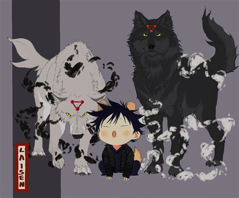 Made this digital art of Megumi with his Divine Dogs (Jujutsu Kaisen : r/AnimeART