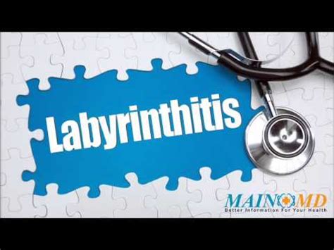 Labyrinthitis ¦ Treatment and Symptoms - YouTube