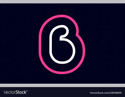 Pink white blue number 6 logo company icon design Vector Image