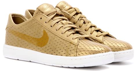 Nike Tennis Classic Ultra Leather Sneakers in Gold (Metallic) - Lyst