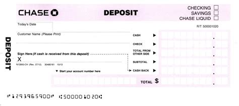 Deposit Slips Examples | Template Business