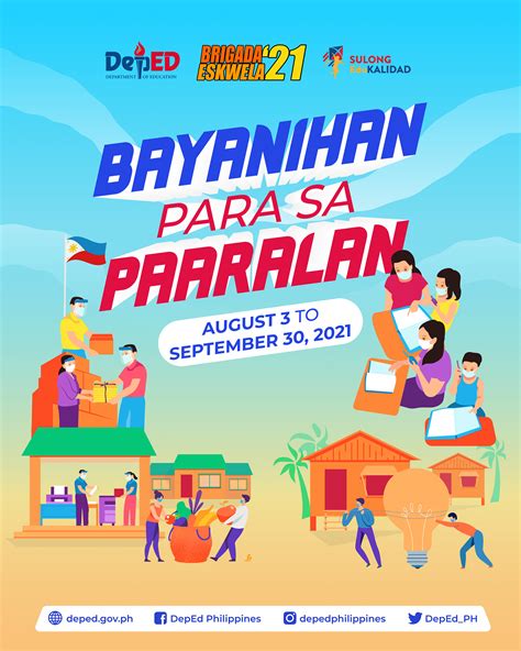 DepEd launches Brigada Eskwela 2021 with “Bayanihan para sa Paaralan” as official theme – THE ...