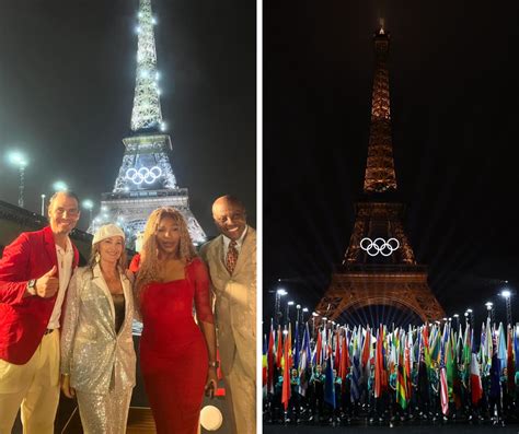 Nadia Comaneci saves Olympic Flame during Grand Opening on the Seine ...