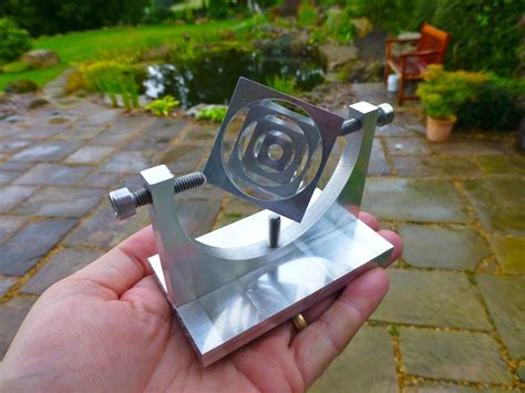 CNC machined 'machinist cube' I made as a desk thingy for my brother-in-law. All aluminium and ...