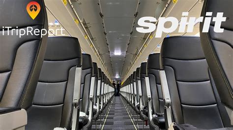 NEW INTERIOR Spirit Airlines A320neo Review - YouTube