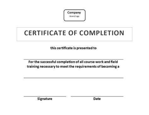 Certificate of Training Completion Example | Templates at ...