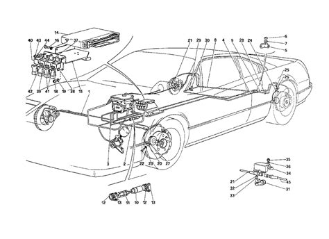 Anti Skid System | Classic Ferrari Parts Schematics