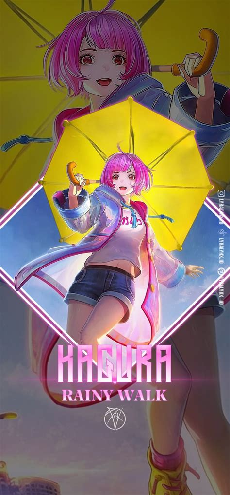 KAGURA RAINY WALK in 2022 | Mobile legend wallpaper, Rainy, Anime