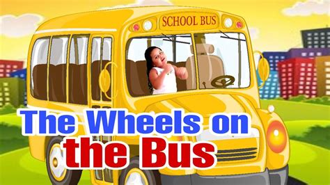 The Wheels on the Bus go round and round Song | Nursery Rhymes for ...