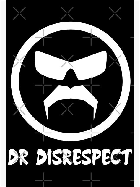 "Dr Disrespect Merch Drdisrespect Logo" Poster for Sale by BenizMass ...