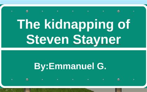 The kidnapping of Steven Stayner by manny garcia