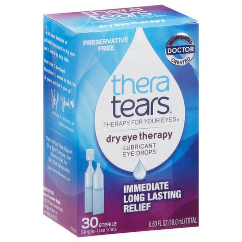 TheraTears Eye Drops, Lubricant, Dry Eye Therapy - FRESH by Brookshire's