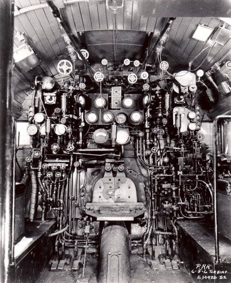 Cab photo of a PRR S2 | Steam turbine, Locomotive, Steam trains