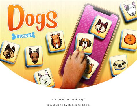 Dogs Tileset - Mahjong on Behance