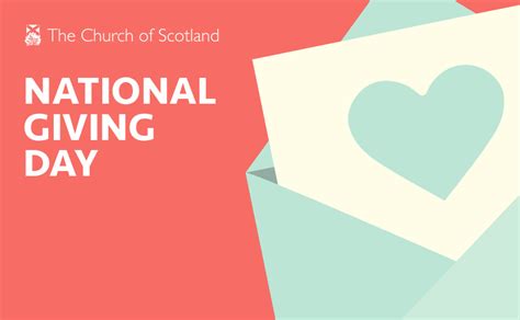 Churches invited to take part in a National Giving Day | The Church of Scotland