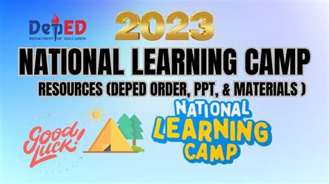 National Learning Camp l Materials & Resources l NLC 2023 - YouTube